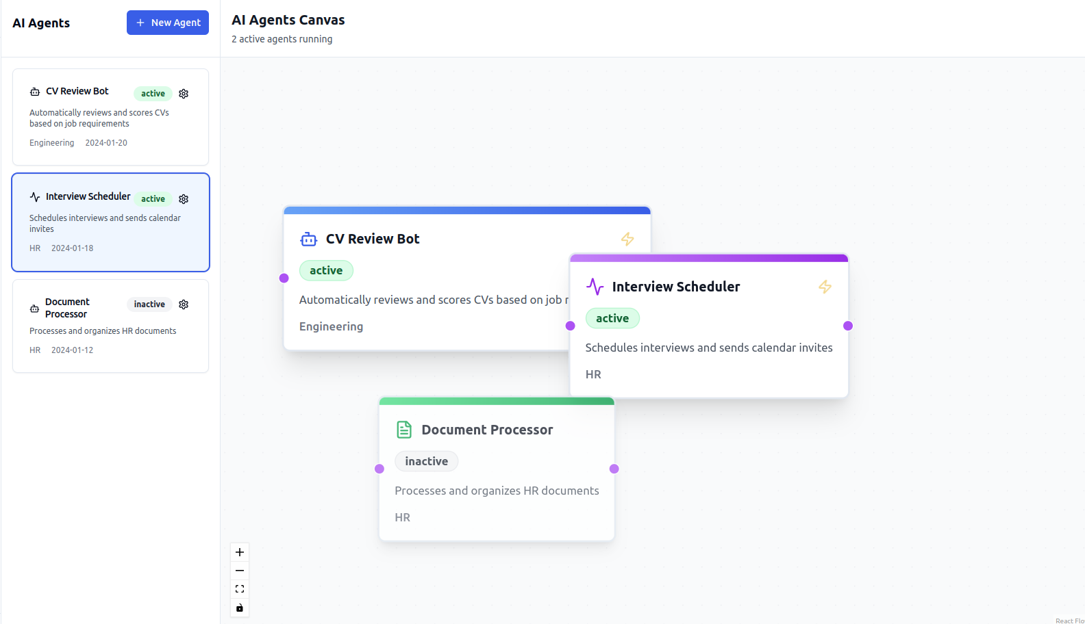 AI Agents Marketplace Dashboard